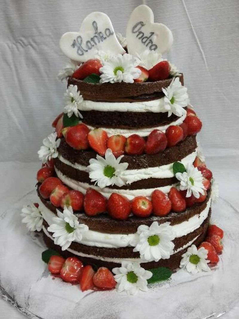 Svatební dort tvarohový